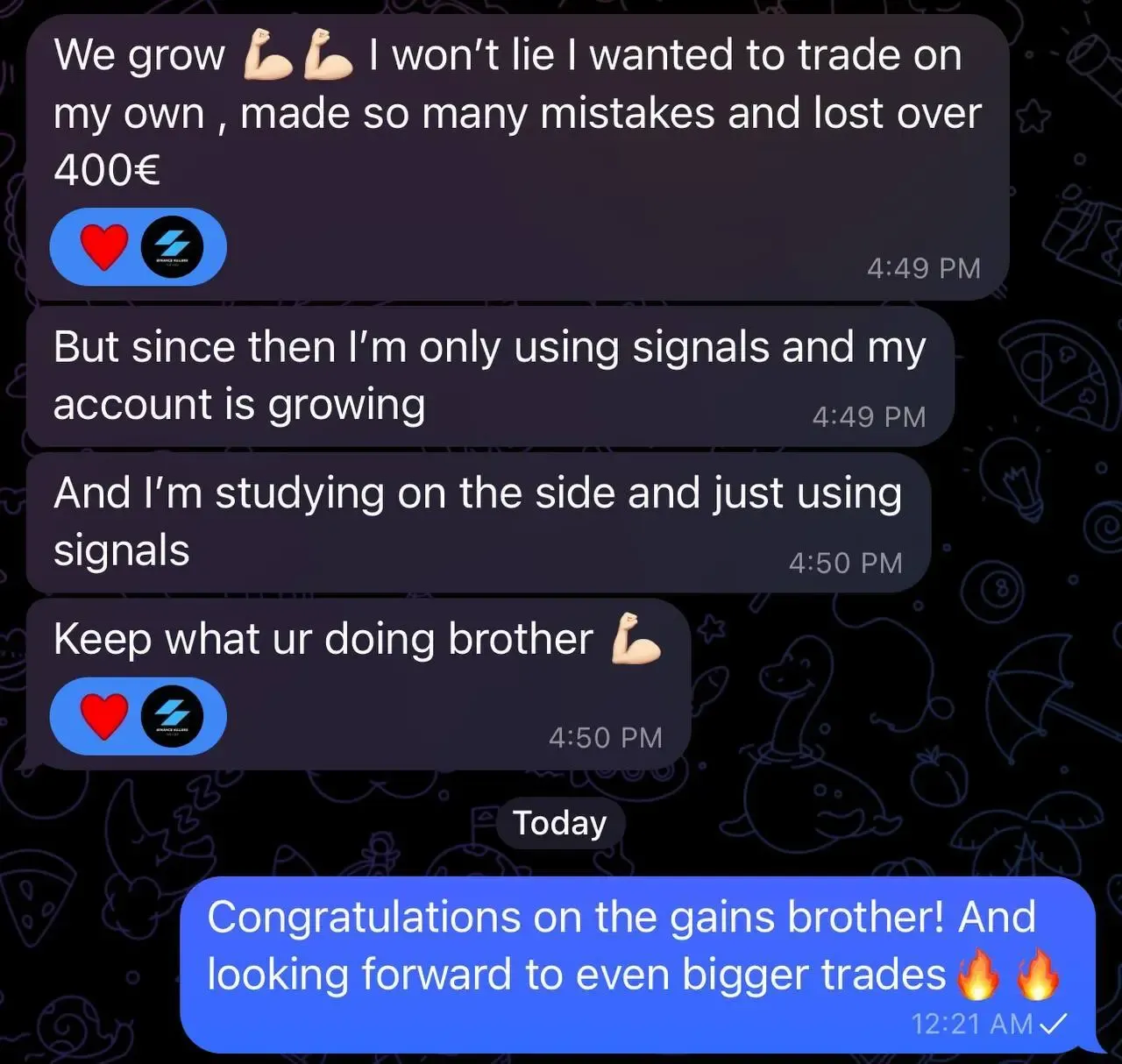Telegram Testimonial 7