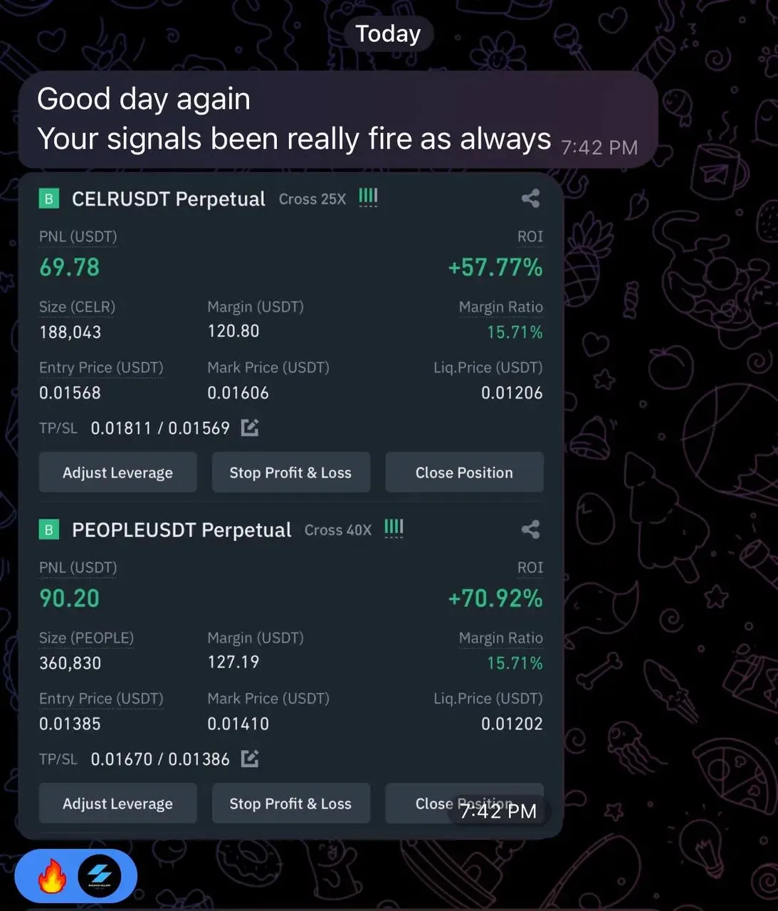 Telegram Testimonial 14