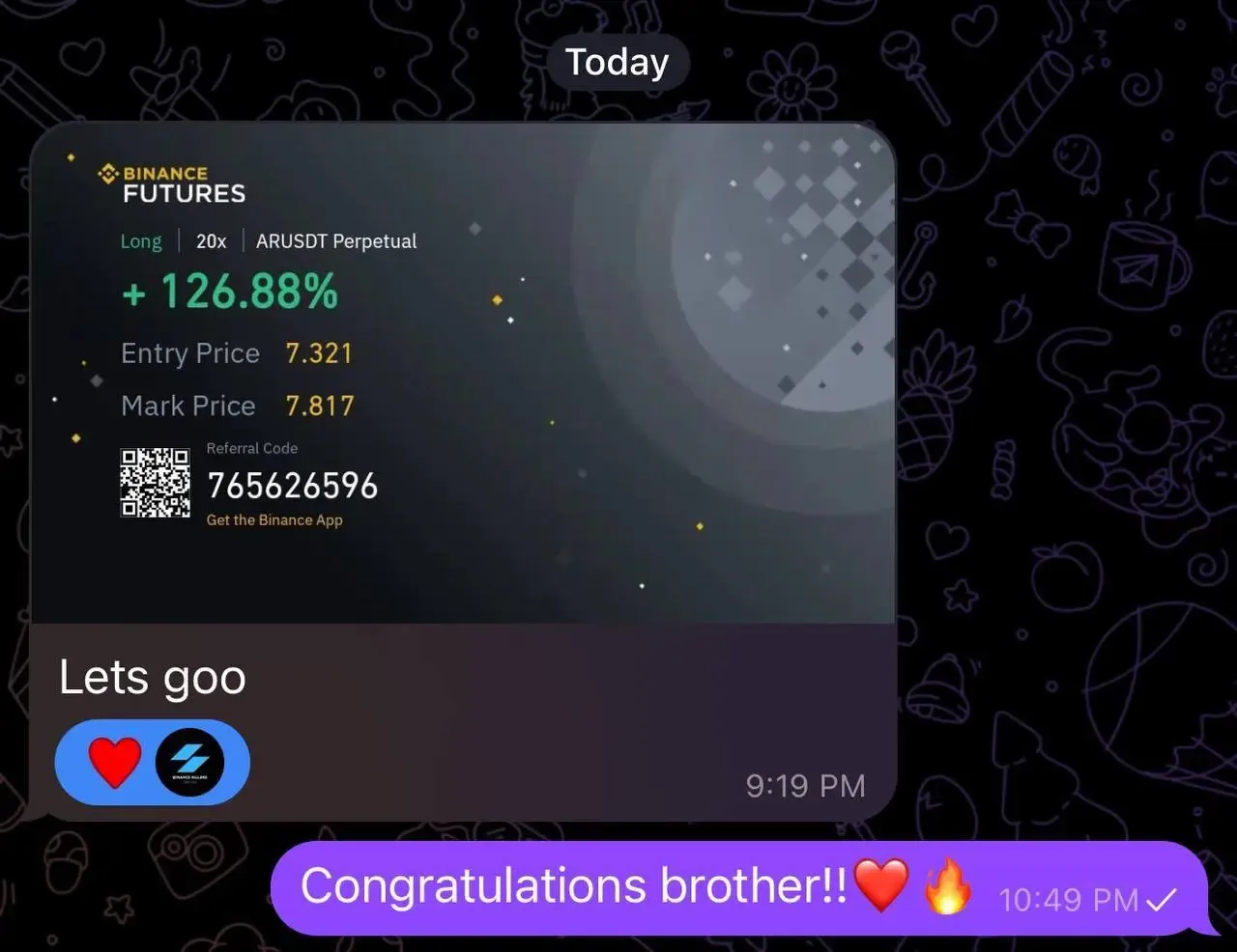 Telegram Testimonial 15