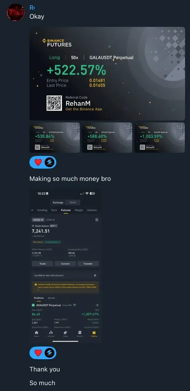 Telegram Testimonial 22